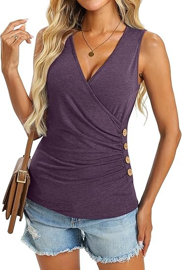 Elegant and Comfortable: A Review of EasyGala Women's Deep V Neck Tank Tops 2025 2